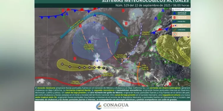 Oaxaca en alerta por efectos de la tormenta Narda