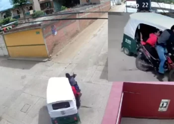 VIDEO “Ninguno frenó, ninguno miró”: Brutal choque entre mototaxi y moto expone falta de seguridad en San Antonino Castillo Velasco