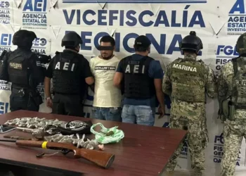 Durante la acción fue detenido un individuo identificado como E.H.G.