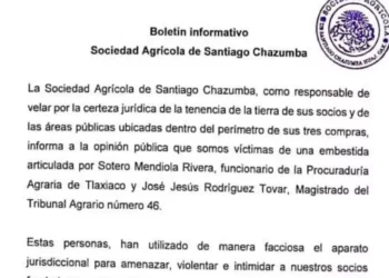 Acusan a personal de la PA y el TUA de querer despojar de sus tierras a mixtecos