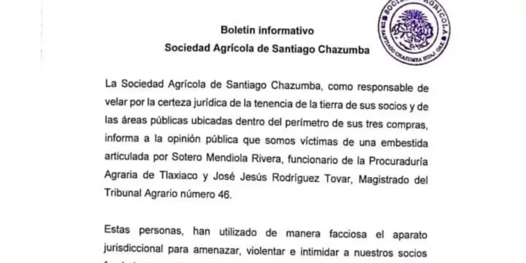Acusan a personal de la PA y el TUA de querer despojar de sus tierras a mixtecos