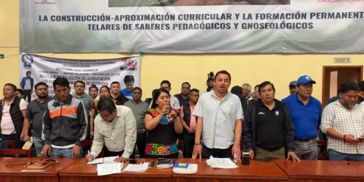 La dirigente sindical aseguró que el magisterio oaxaqueño prepara un plan de acción a corto, mediano y largo plazo