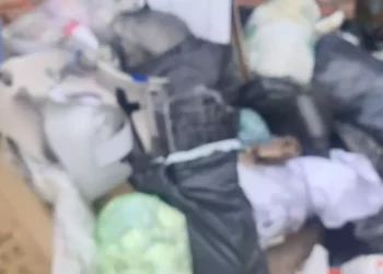 Basurero clandestino en Rosas, a unos metros del Hospital Civil