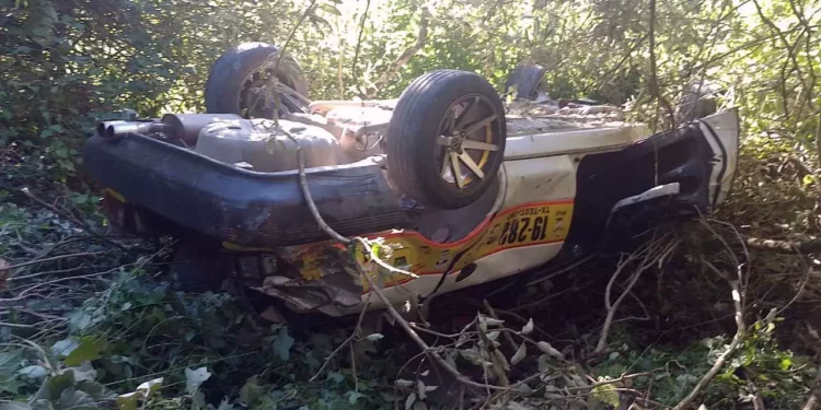 El accidente ocurrió la tarde del sábado.