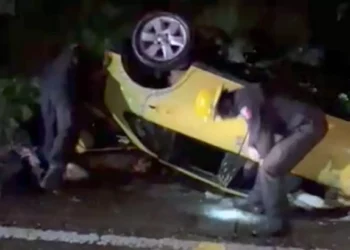 El accidente sucedió en la carretera Huajuapan-Acatlán, a la altura del parador turístico.