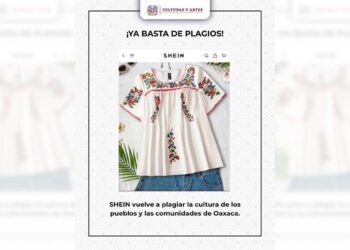 Foto: cortesía // El gigante chino Shein mantiene en su página más productos que copian los bordados de otras comunidades de Oaxaca y del país.