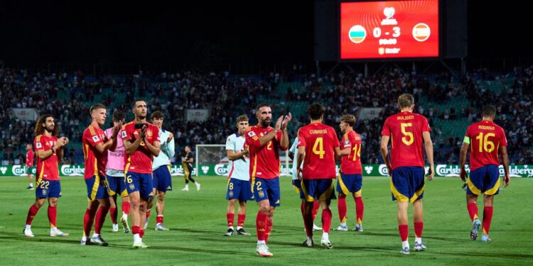 España golea a Bulgaria en las eliminatorias para el Mundial 2026