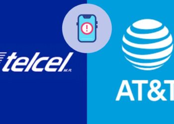 Reportan fallas en el servicio de Telcel y AT&T