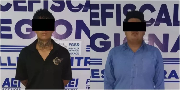 Los hombres, identificados como E.A.G. y A.A.B.N., quedaron vinculados a proceso y enviados a prisión preventiva.