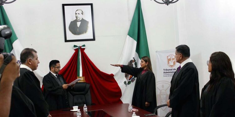 La Magistrada Cruz Itzel Espinosa fue elegida para dirigir el Tribunal de Justicia Administrativa.