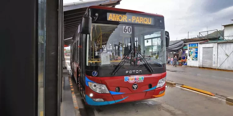 Foto: BinniBus Oaxaca // La nueva ruta troncal RT-01 Kayaal, Yuroo Viguera-Xoxocotlán cuenta con 25 unidades nuevas.