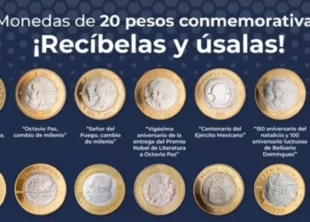 Monedas de 20 pesos conmemorativas: Banxico invita a recibirlas y usarlas