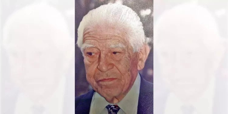 Foto: internet // El apreciado maestro Carlos Ernesto Ortiz Escorcia falleció el 4 de septiembre de 2001, a la edad de 91 años.