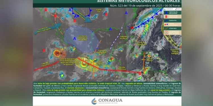 Oaxaca bajo alerta por lluvias intensas: niebla, tormentas eléctricas y descenso de temperatura