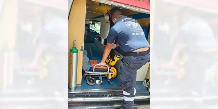 Un fuerte choque deja un lesionado.