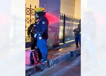 Un hombre de 40 años fue asegurado por elementos de la Policía Municipal.