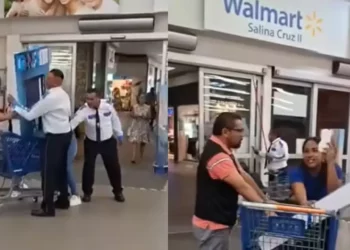 Paga tv de 50’ mal etiquetada y la detienen el Walmart de Salina Cruz