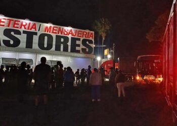 Bloquean en La Joya, protestan contra obras del Citybus