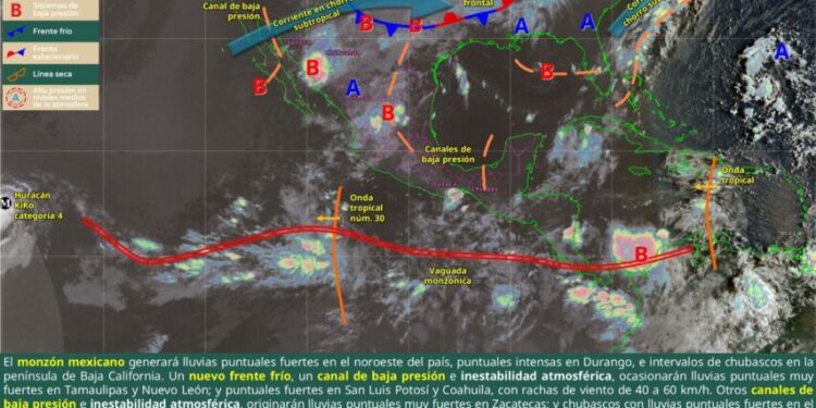 Prevén lluvias con tormentas ocasionales en zonas montañosas de Oaxaca este sábado