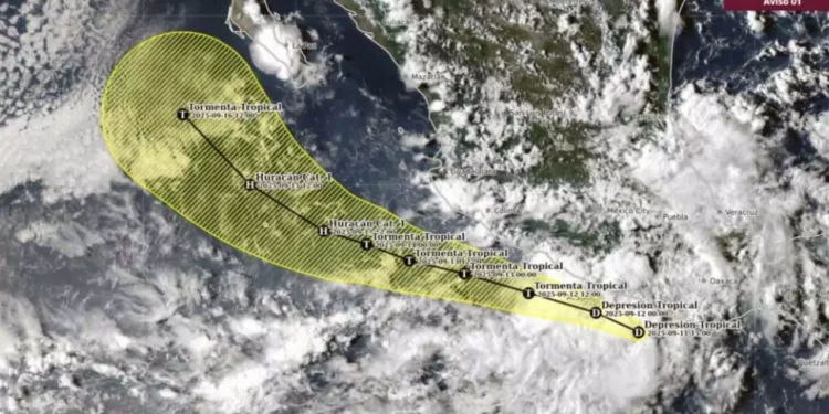 Advierte Protección Civil sobre evento de mar de fondo por depresión tropical Trece-E