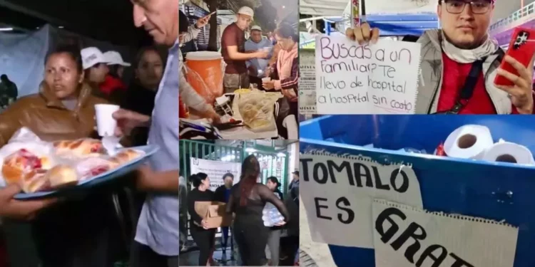 Solidaridad real tras la tragedia: ciudadanos se vuelcan en ayuda a víctimas de la explosión en Iztapalapa