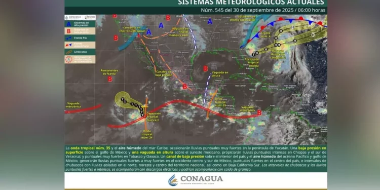 Tormentas y vientos ponen en alerta a Oaxaca: Protección Civil emite advertencia por lluvias intensas