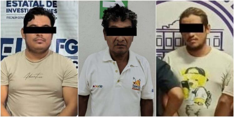 Las detenciones se realizaron Pinotepa Nacional, San Pedro Jicayán y San Juan Mazatlán.