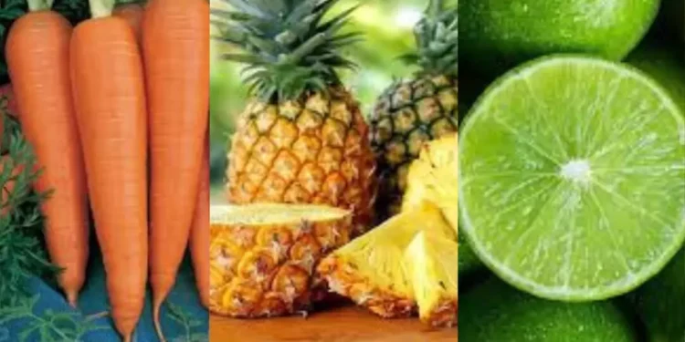 Infusión de zanahoria, piña y limón: el remedio natural que gana terreno contra la hinchazón abdominal y los problemas renales