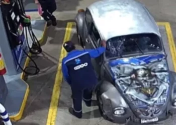Conductor huye sin pagar gasolina en Santa Lucía del Camino; exigen regularización del adeudo