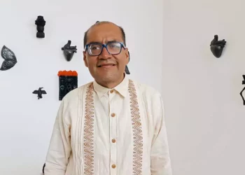 Fotos: Lisbeth Mejía Reyes // Carlomagno Pedro Martínez, Premio Nacional de Ciencias y Artes (2014), presenta su exposición "El muerto al pozo y el vivo al gozo", en el Centro Cultural San Pablo.