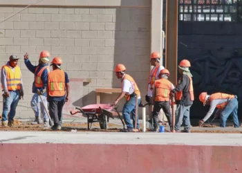 Foto: Adrián Gaytán // El sector de la construcción mostró un retroceso de menos 7.4% en Oaxaca.