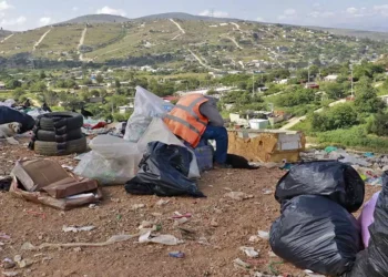 Foto: Adrián Gaytán // El tiradero de Zaachila cumplió 3 años cerrado y sin planes de saneamiento.