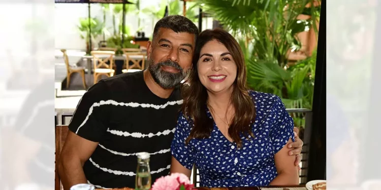 Fotos: Rubén Morales // Haider y Maribel Jeff, felices de reencontrarse con Oaxaca y disfrutar unos días de descanso.