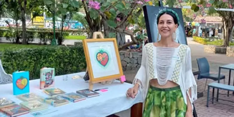 Fotos: Omar Maya // La artista plástica Edna Guzmán estará participando en una exposición colectiva.