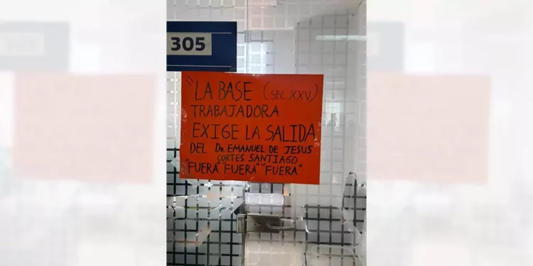 Foto: cortesía // Las protestas en el Hospital Presidente Juárez del ISSSTE.