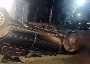 Hasta el momento, se presume que el exceso de velocidad, la posible ingesta de alcohol y las condiciones de la carretera podrían haber contribuido al siniestro. Foto: Redes sociales