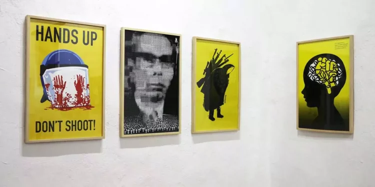 Foto: Exposición cuarta bienal // La bienal fue creada en el año 2014 por el artista Francisco Toledo.