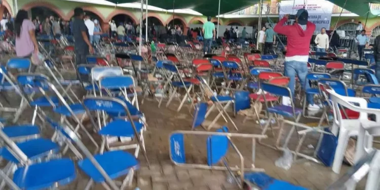 Foto: redes sociales // De los 39 municipios que llevaron a cabo sus procesos de renovación de sus autoridades, solamente en San Agustín de las Juntas se registraron incidentes.