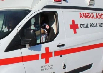 Auxilian a anciana atropellada por conductor de camión. Foto: Redes sociales