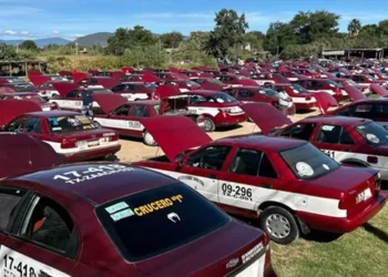 Foto: cortesía // Las unidades detectadas con irregularidades en la zona de Ánimas Trujano.