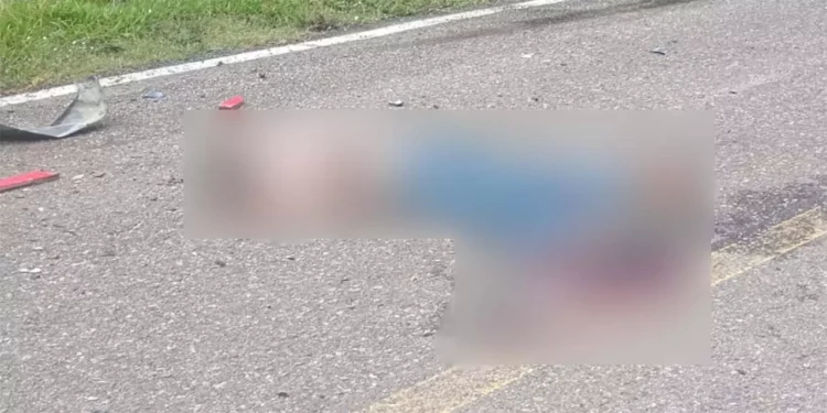 Una mañana marcada por la tragedia en Sola de Vega, muere un hombre el fatídico percance vial. Foto: Cortesía