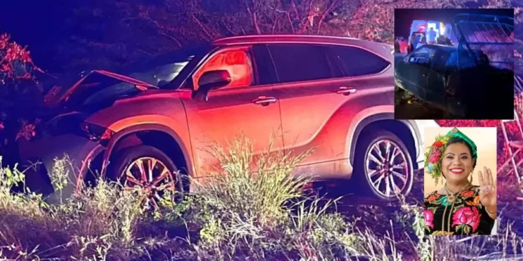 ¡Accidente involucra a la presidenta de Tehuantepec!