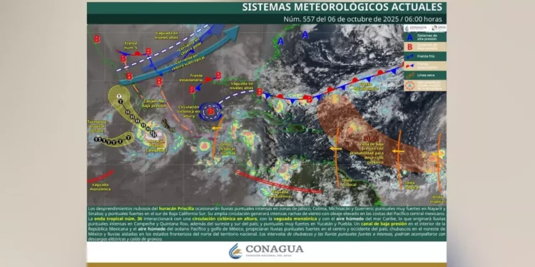Tormentas intensas y neblina densa amenazan diversas regiones de Oaxaca