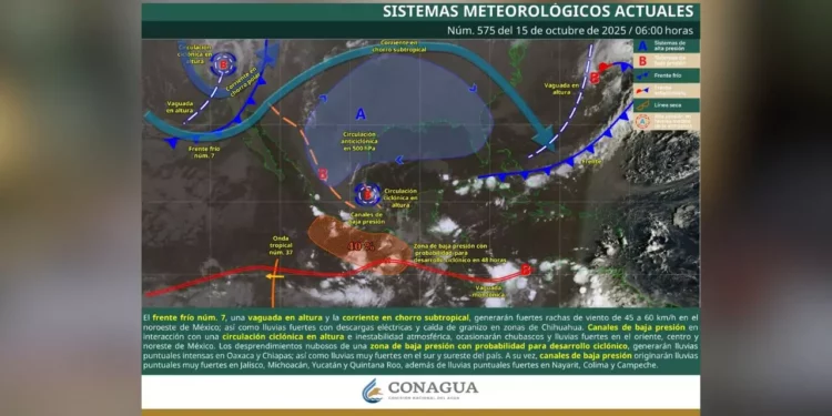 Alerta por lluvias intensas y oleaje en Oaxaca: autoridades emiten advertencia para varias regiones