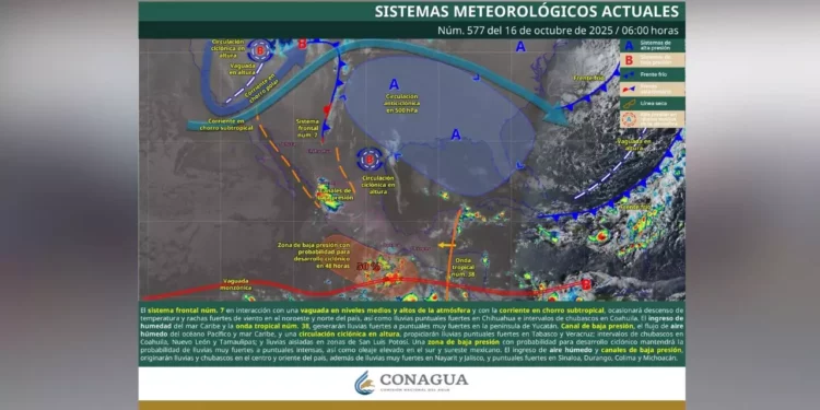 Peligro desde el sur: Oaxaca enfrenta tormentas por sistema ciclónico en formación