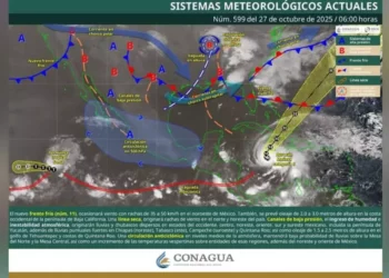 Cielos despejados, calor persistente y un frente frío en el horizonte