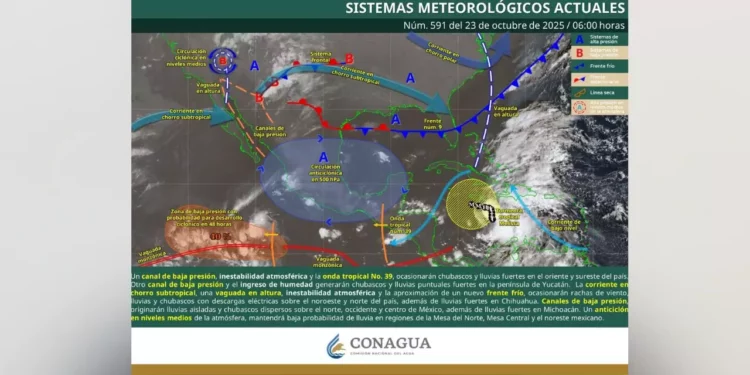 Lluvias moderadas y tormentas aisladas afectarán este jueves gran parte de Oaxaca