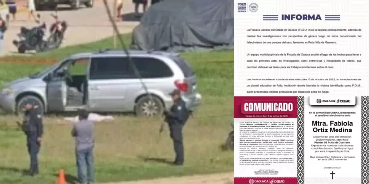 ¡Ni la escuela es segura! Investigan ejecución de docente en la puerta del COBAO 06 en Putla
