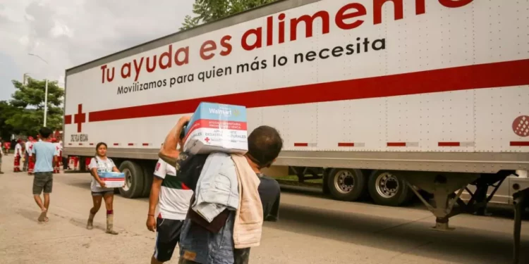 Cruz Roja despliega ayuda en Veracruz, Hidalgo, Puebla, Querétaro y San Luis Potosí