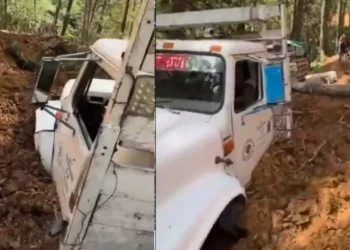 VIDEO | Cerro colapsado sepulta camión en Oaxaca: impactante video muestra el momento del derrumbe